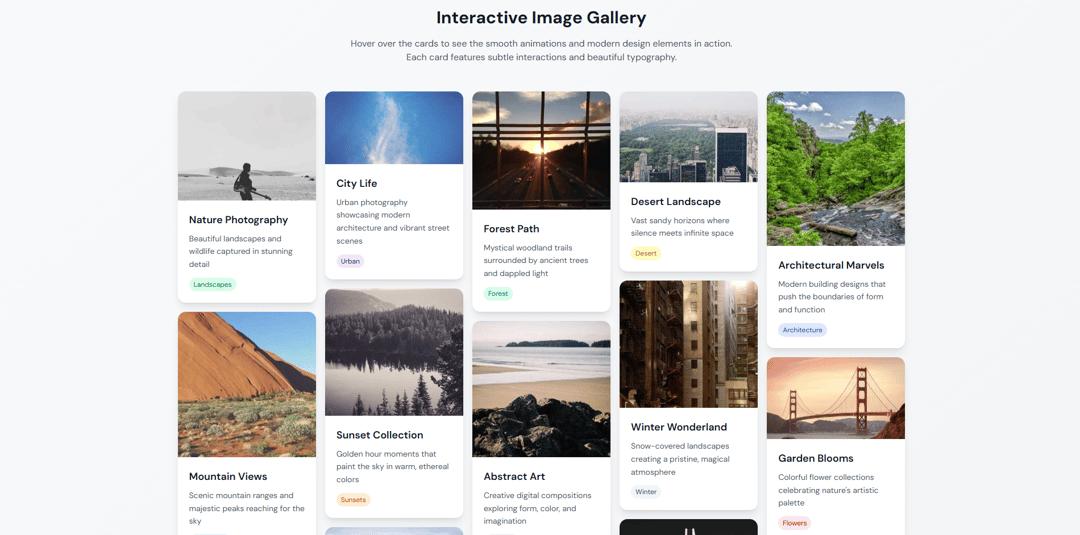 Responsive Masonry Layout preview