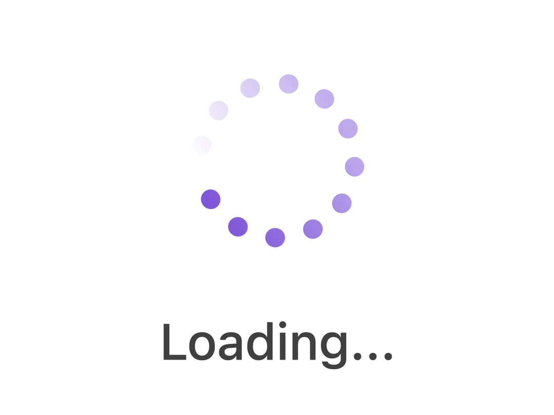 Loading Indicator preview