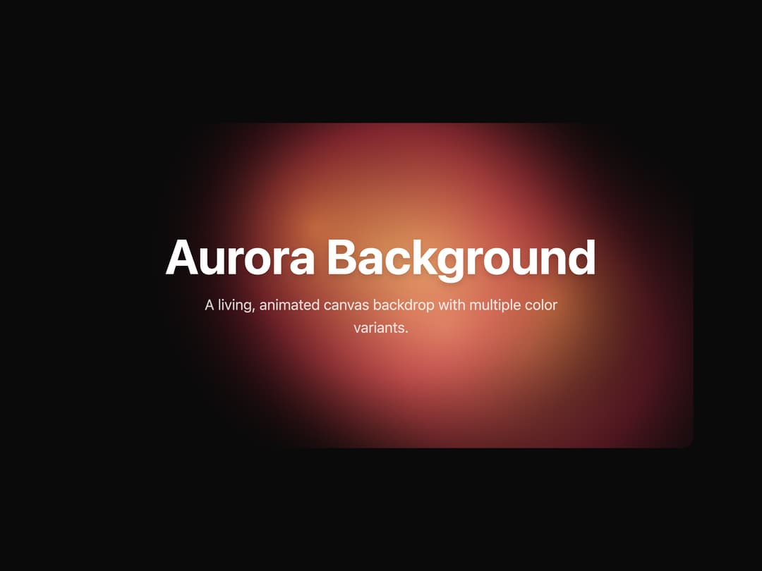 Aurora Background preview