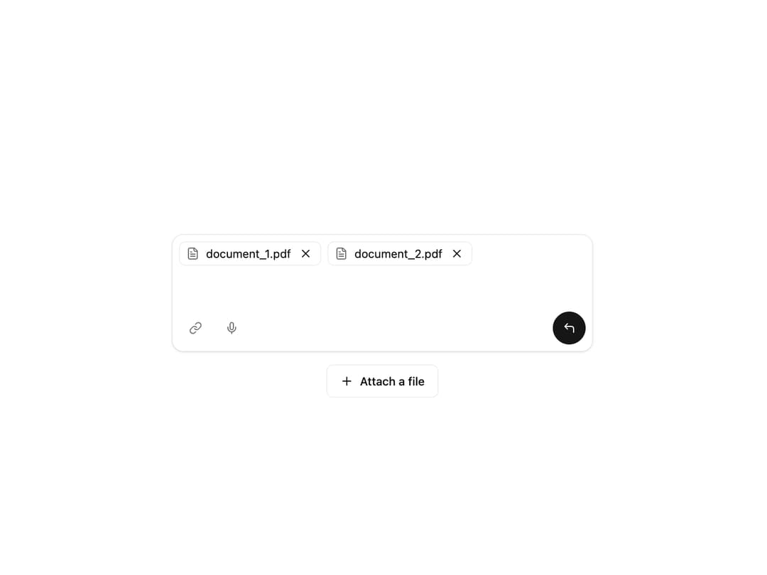 Advanced Ai Chat Input preview