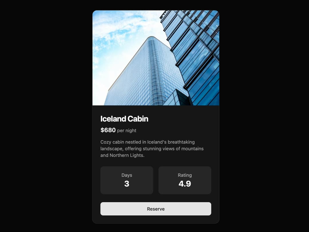 Card preview