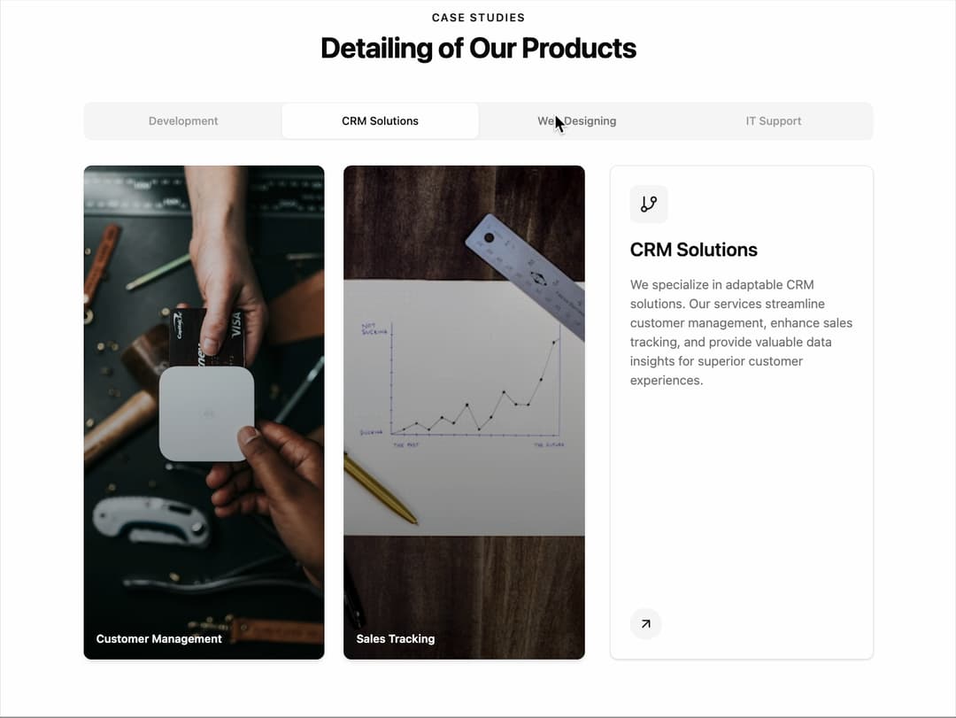 Case Studies Section preview