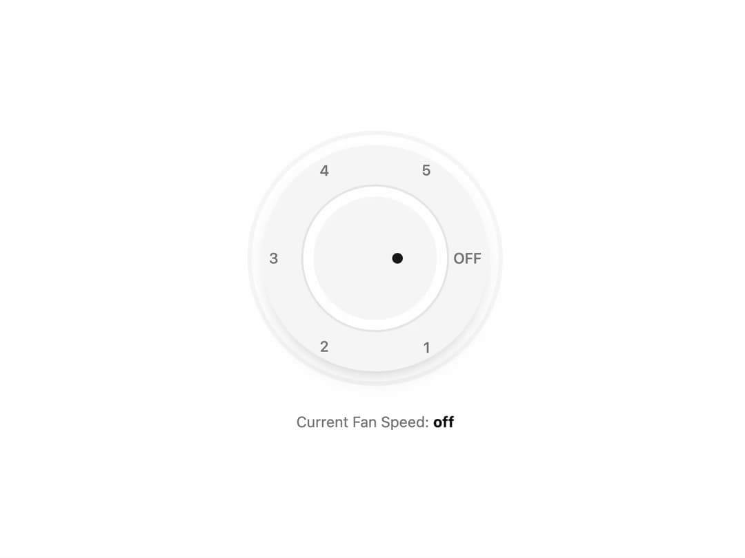 Circular Fan Speed Knob preview