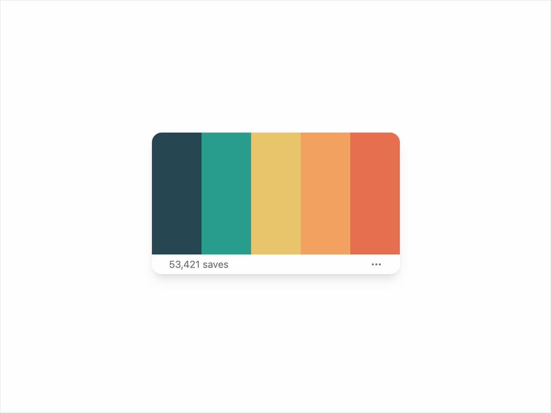 Color Palette Card preview