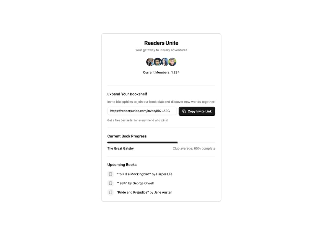 Community Hub Card preview