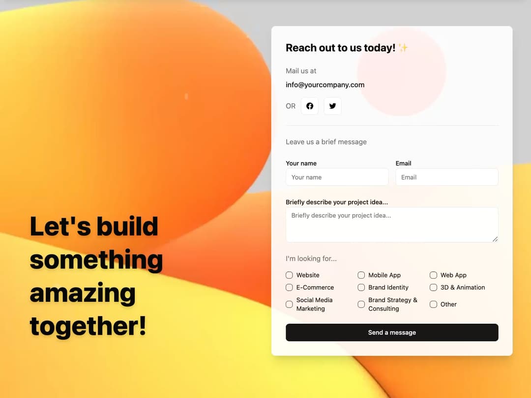 Contact preview