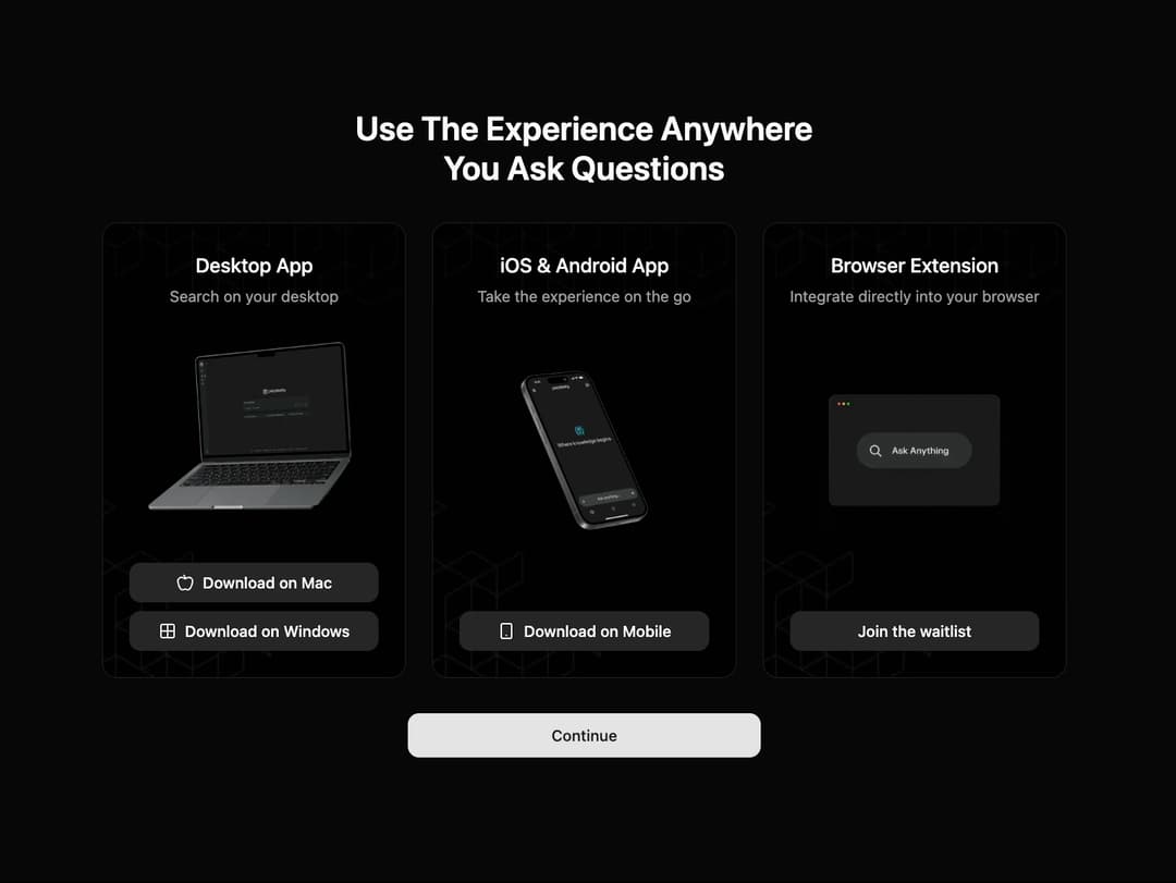 Download Options Section preview