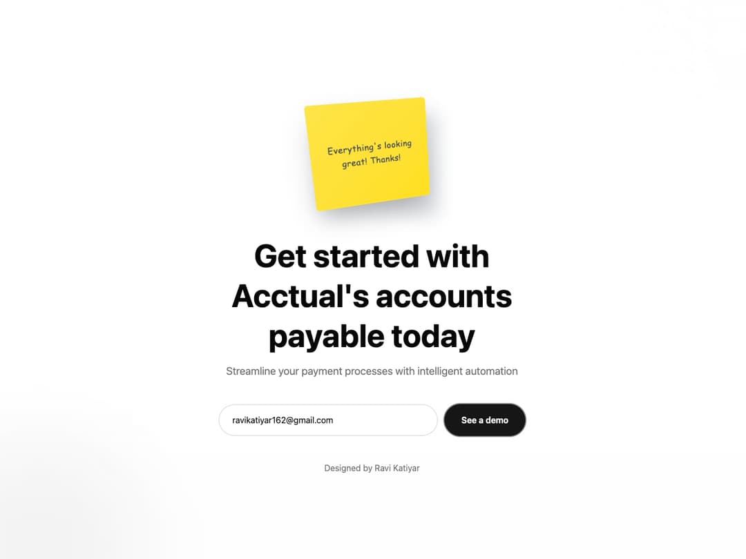 Email Capture Section preview