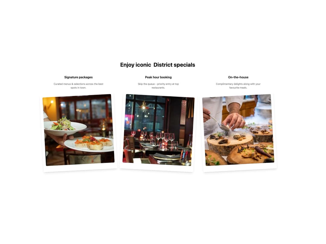 Feature Polaroid Section preview
