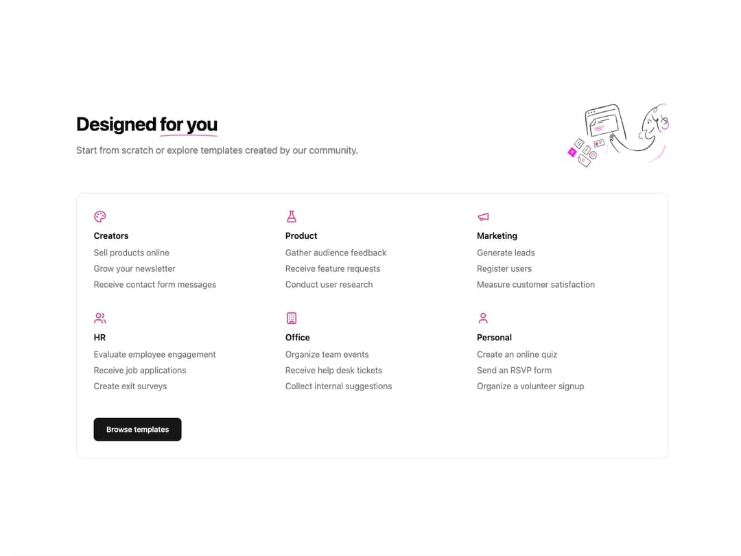 Feature Section preview