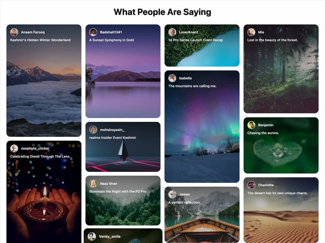 Image Testimonial Grid preview