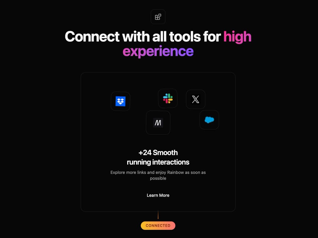 Integrations Card preview