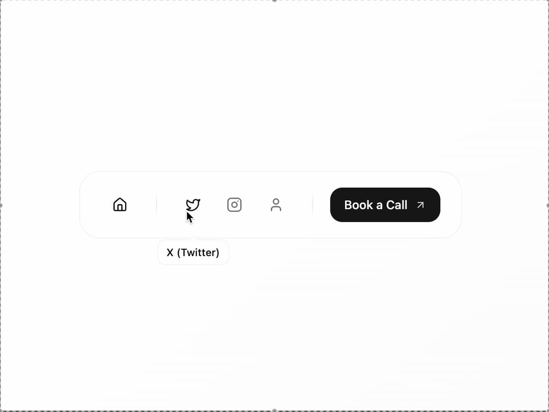 Navigation Bar / Menu Bar preview