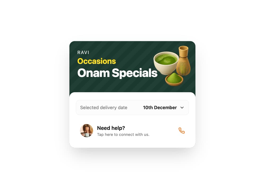 Occasions Card preview