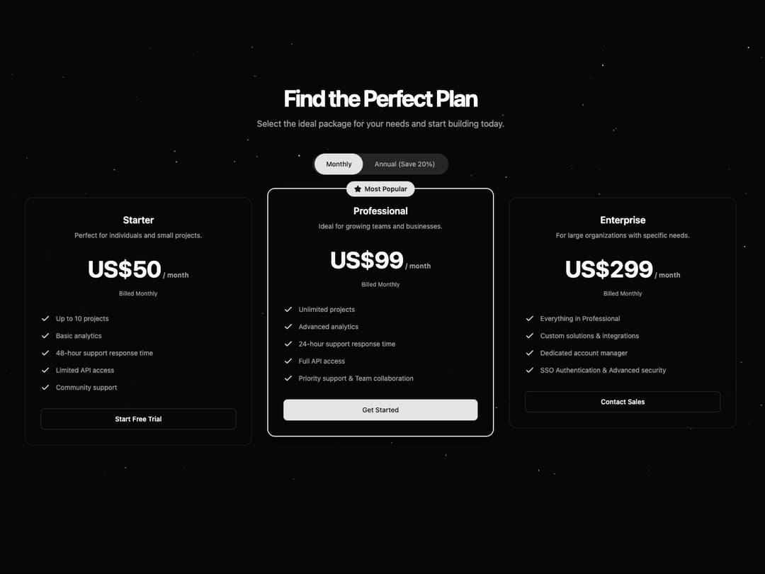 Pricing preview