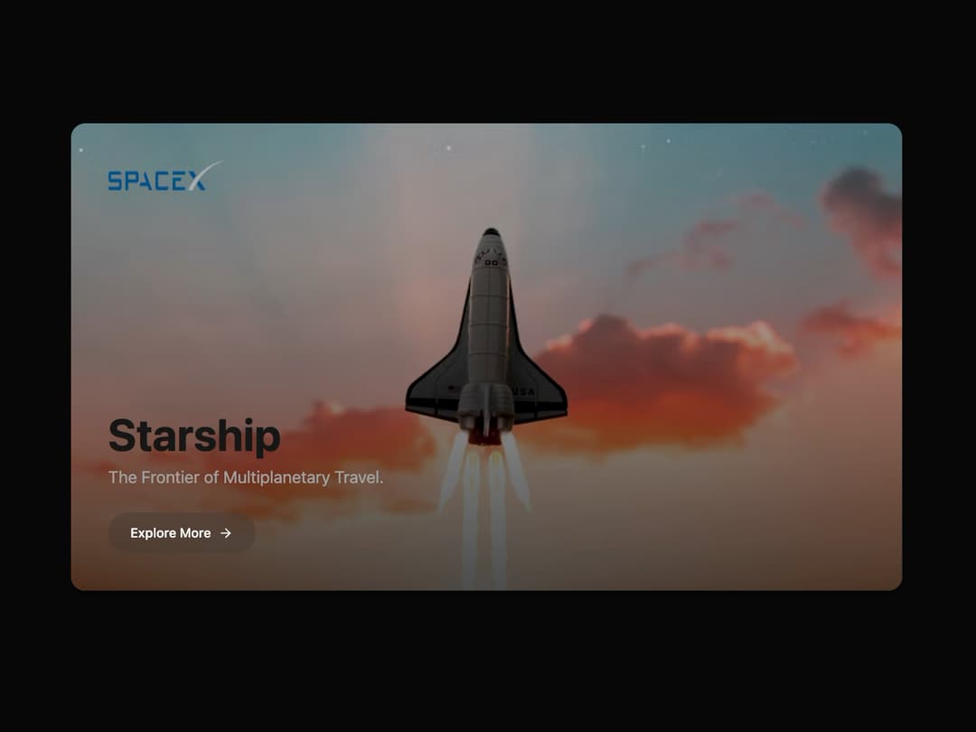 StarshipCard Component preview