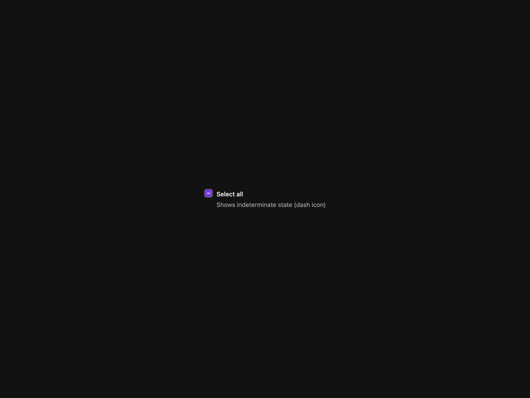 Checkbox preview