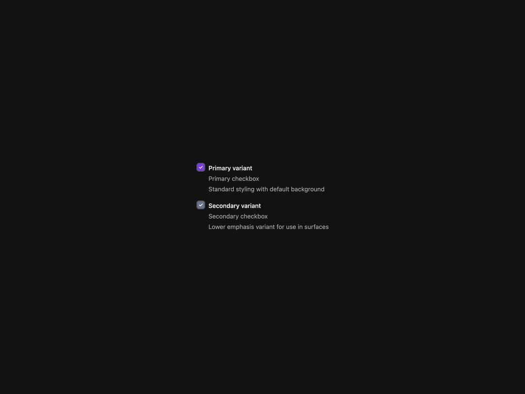 Checkbox preview