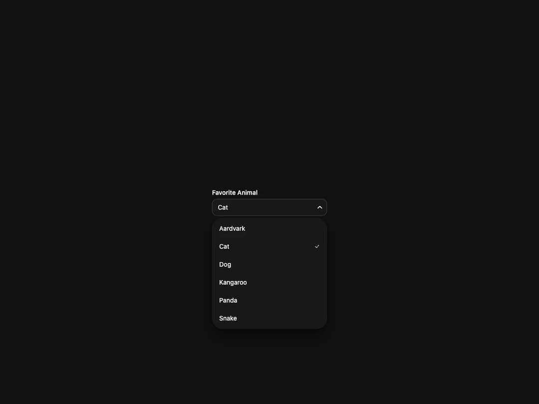 ComboBox preview