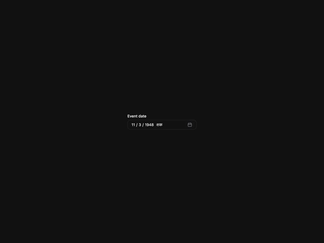 DatePicker preview
