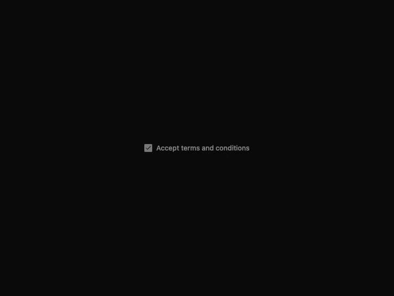 Interfaces Checkbox preview