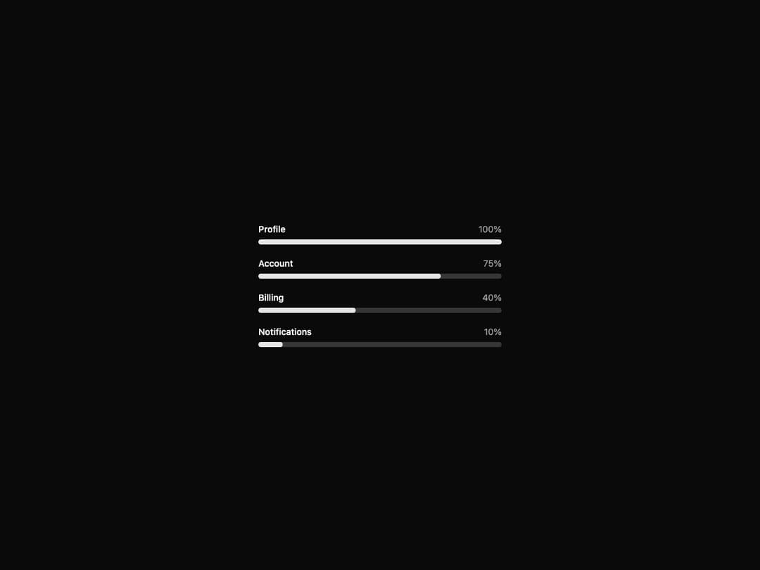 Progress preview