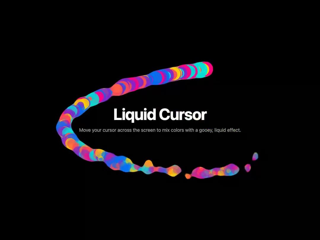 Liquid Cursor preview