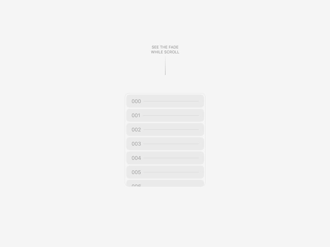 Scroll Fade Area preview