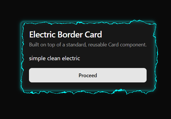 Electric Card preview