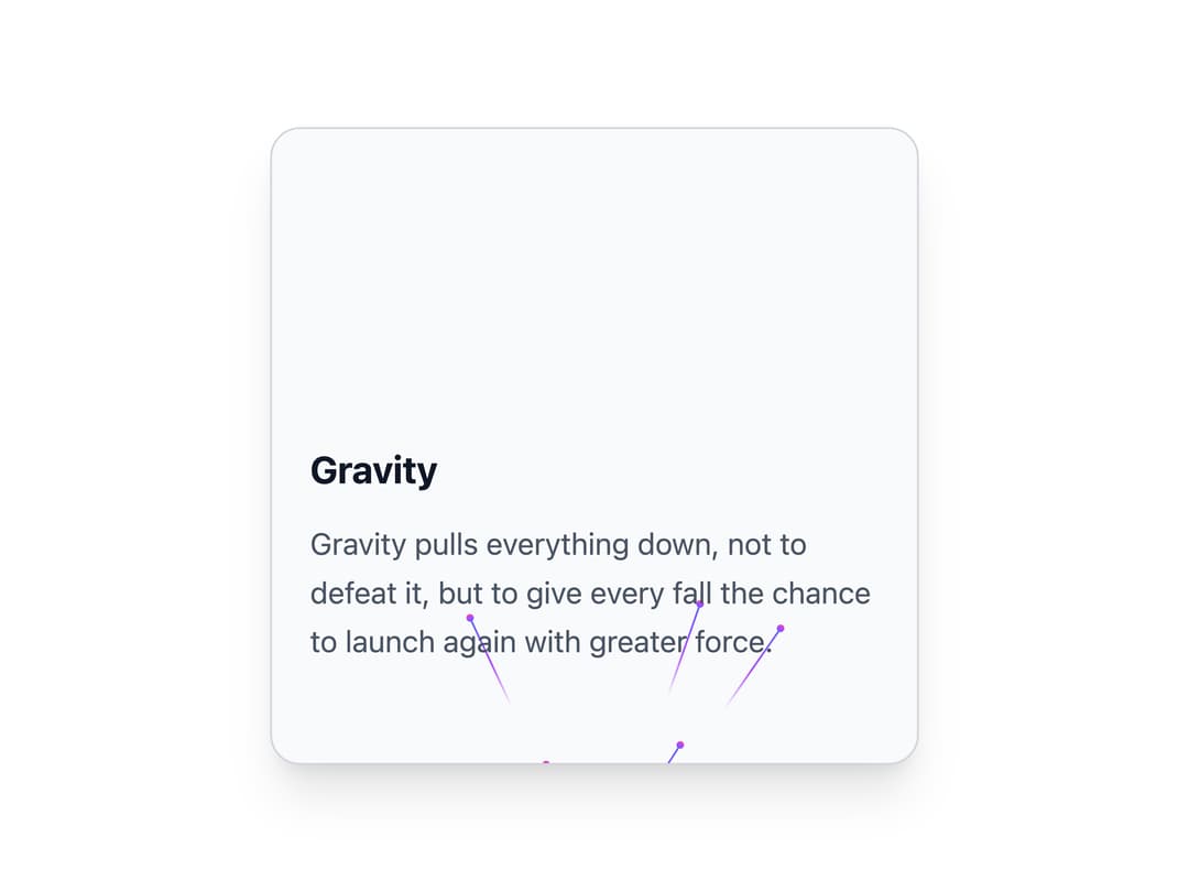 Gravity preview