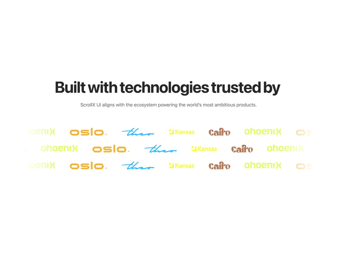 Logo Cloud Marquee preview