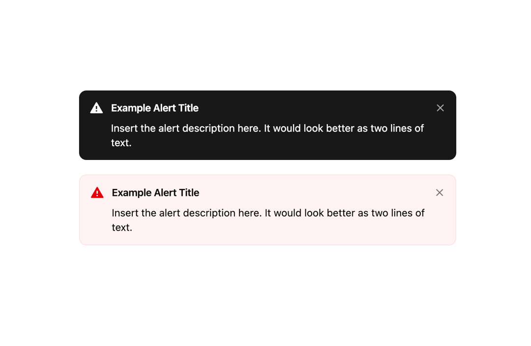 Alert preview