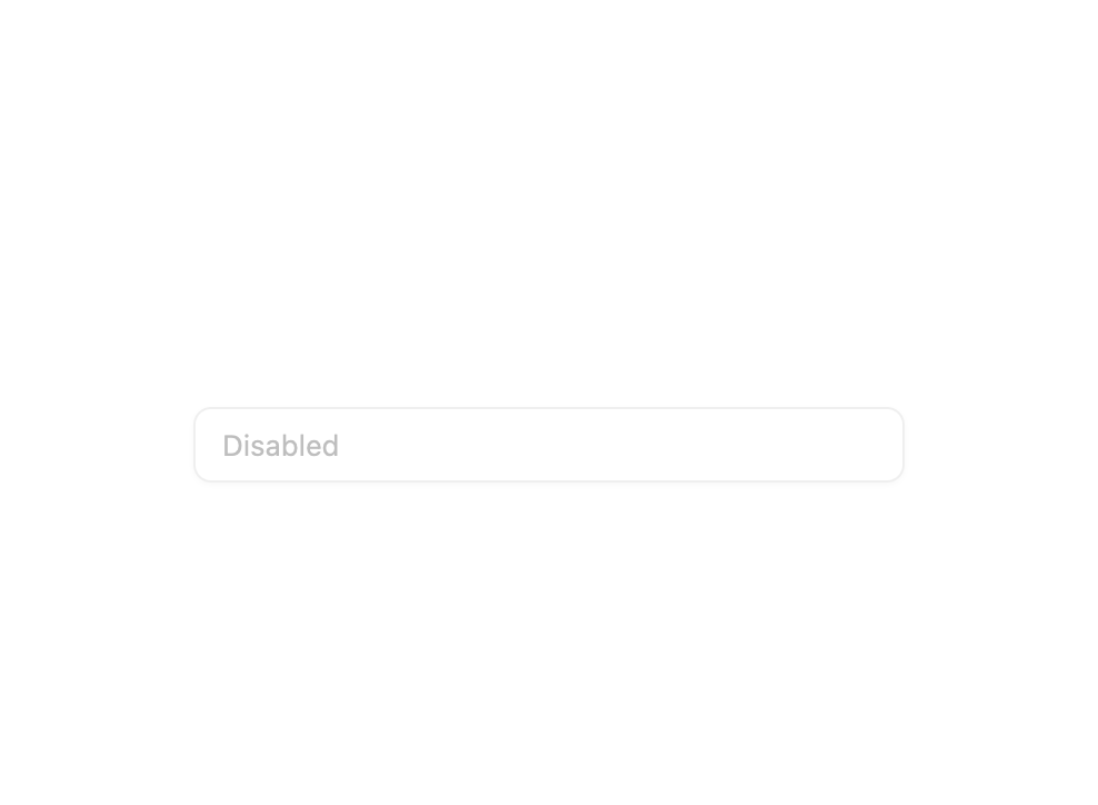 Base Input preview