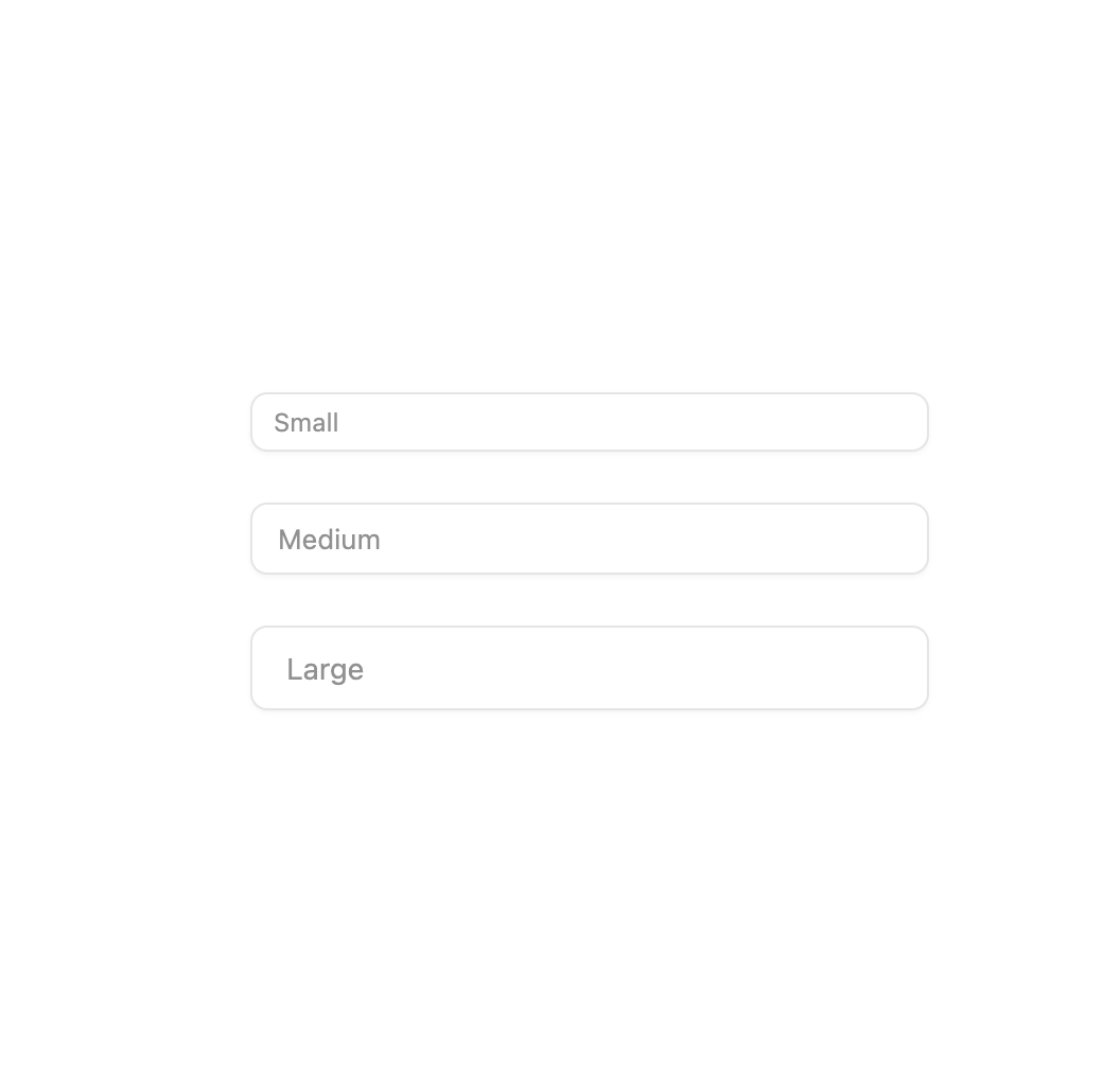 Base Input preview