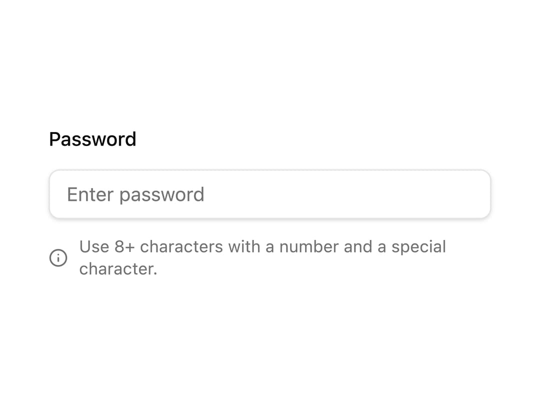 Password Strength Input preview