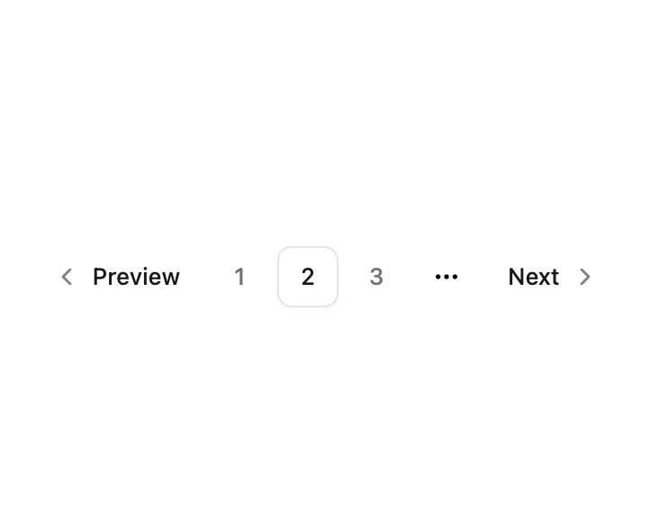 Pagination preview
