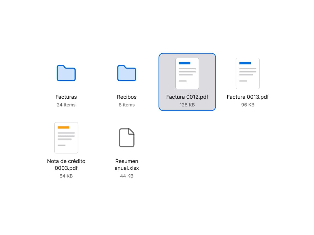 File Grid preview