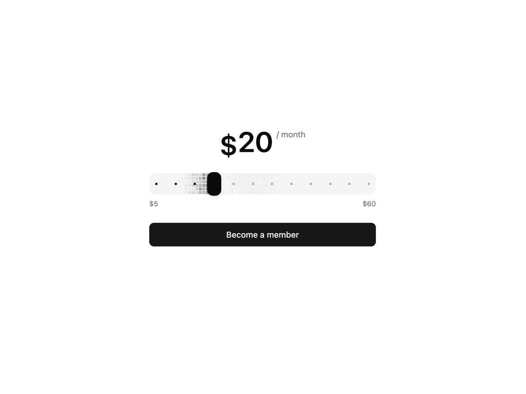 Amount Slider preview