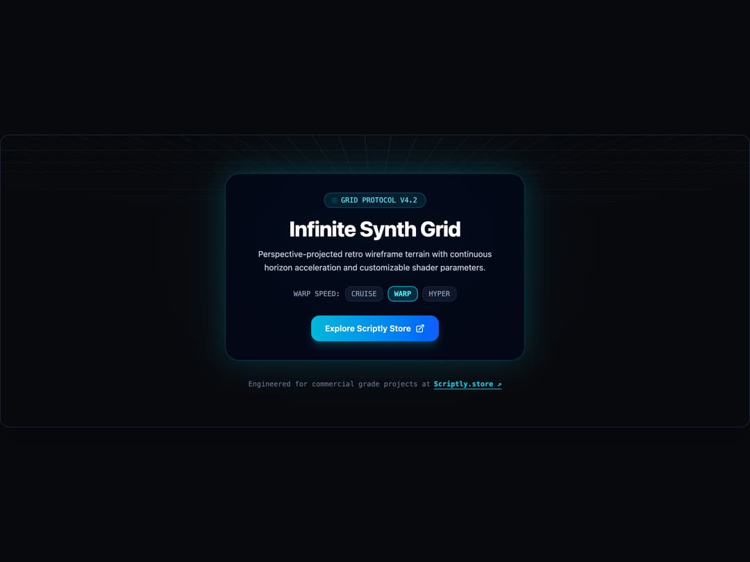 Cyber Matrix Retro Grid preview