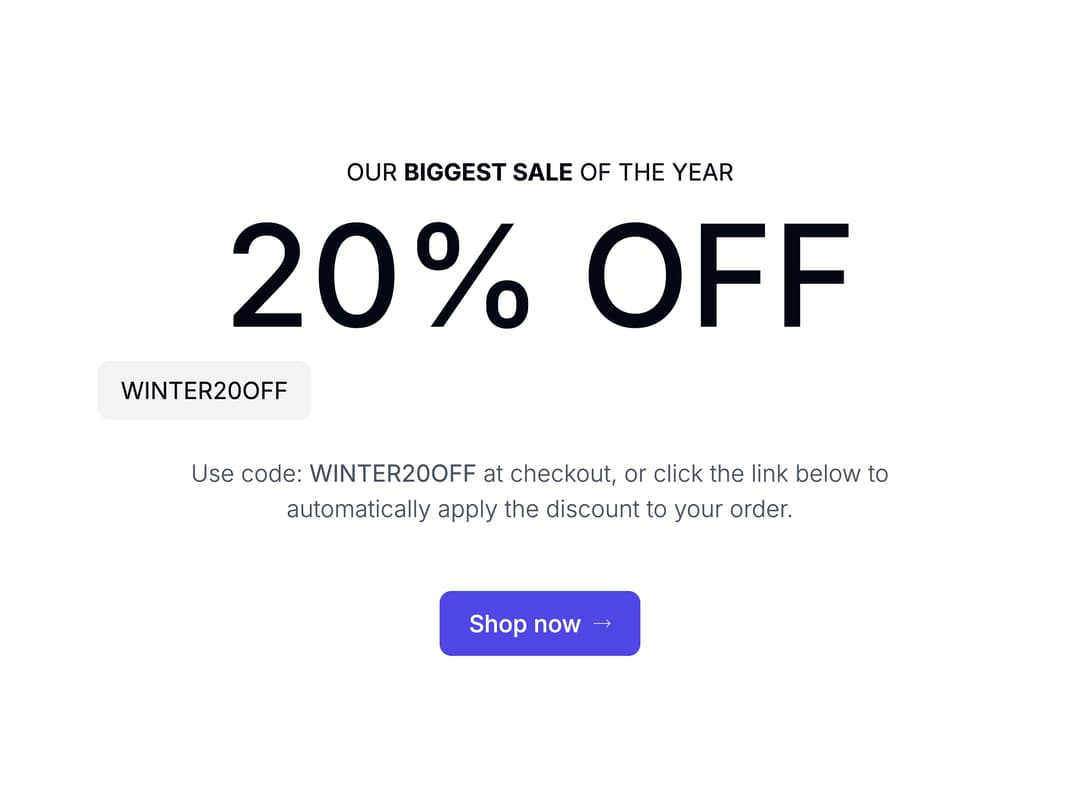 Coupons With Centered Text preview