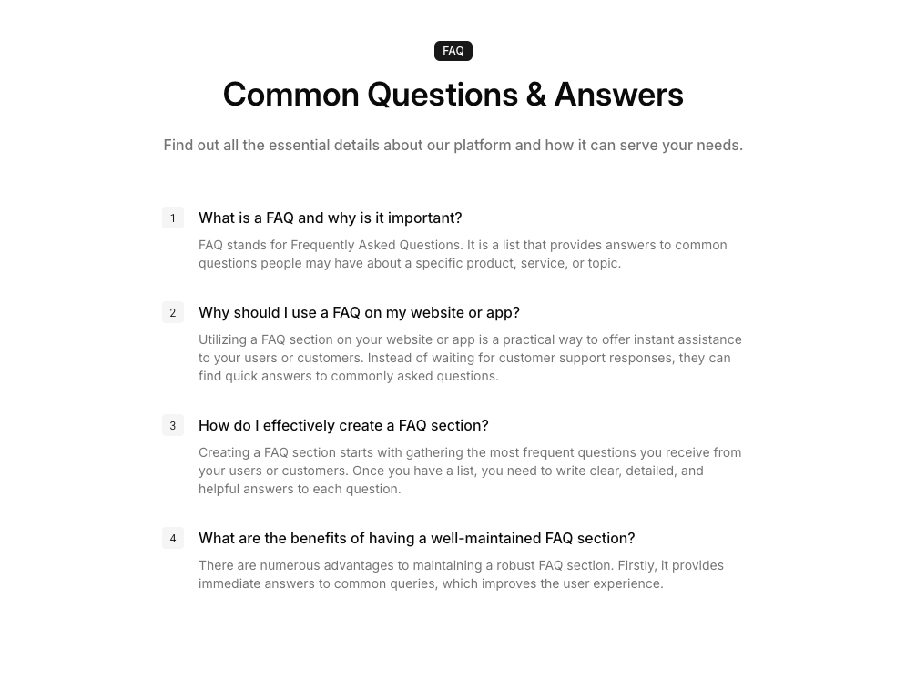 Faq 5 preview