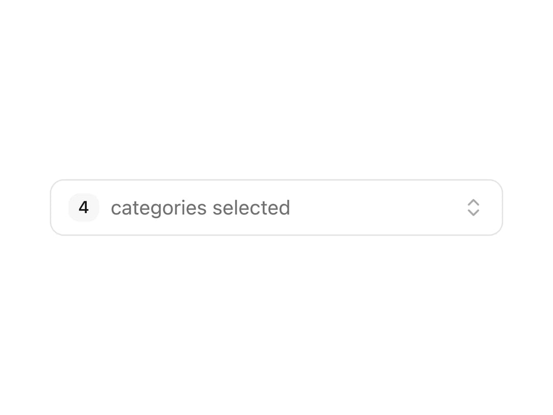 Multi-Select Combobox with Count Badge preview