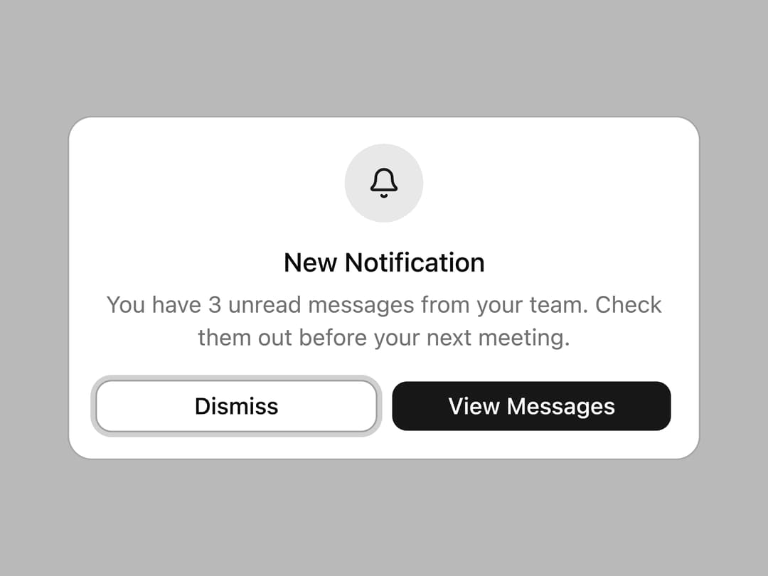 Slide-from-Top Dialog preview
