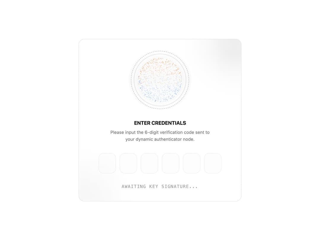 Animated Verification OTP Input preview