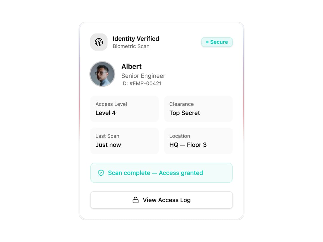Shine Border Security Card preview