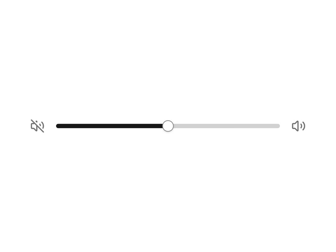 Volume Control Slider preview