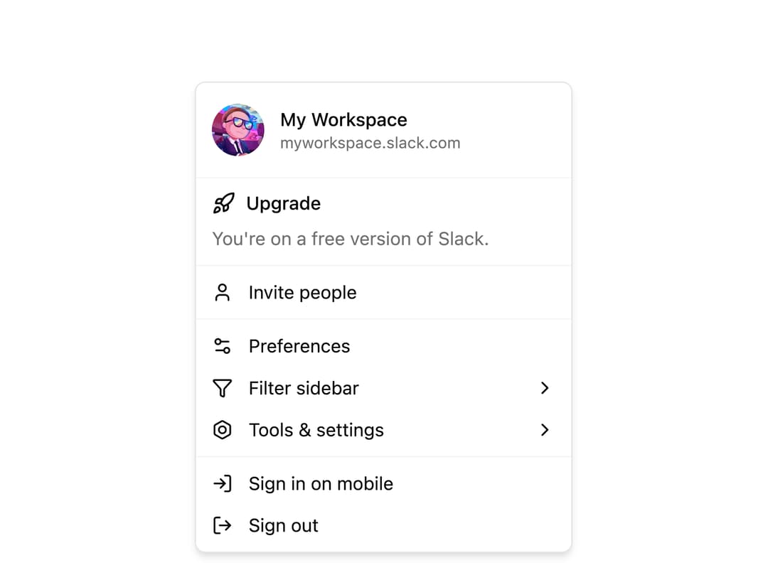 Complex Dropdown Menu preview
