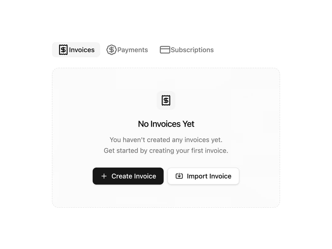 Empty State with Tabs preview