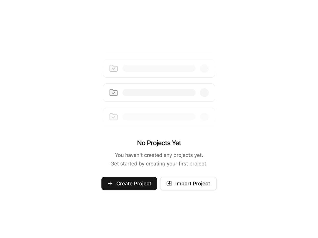 Empty State with Marquee preview