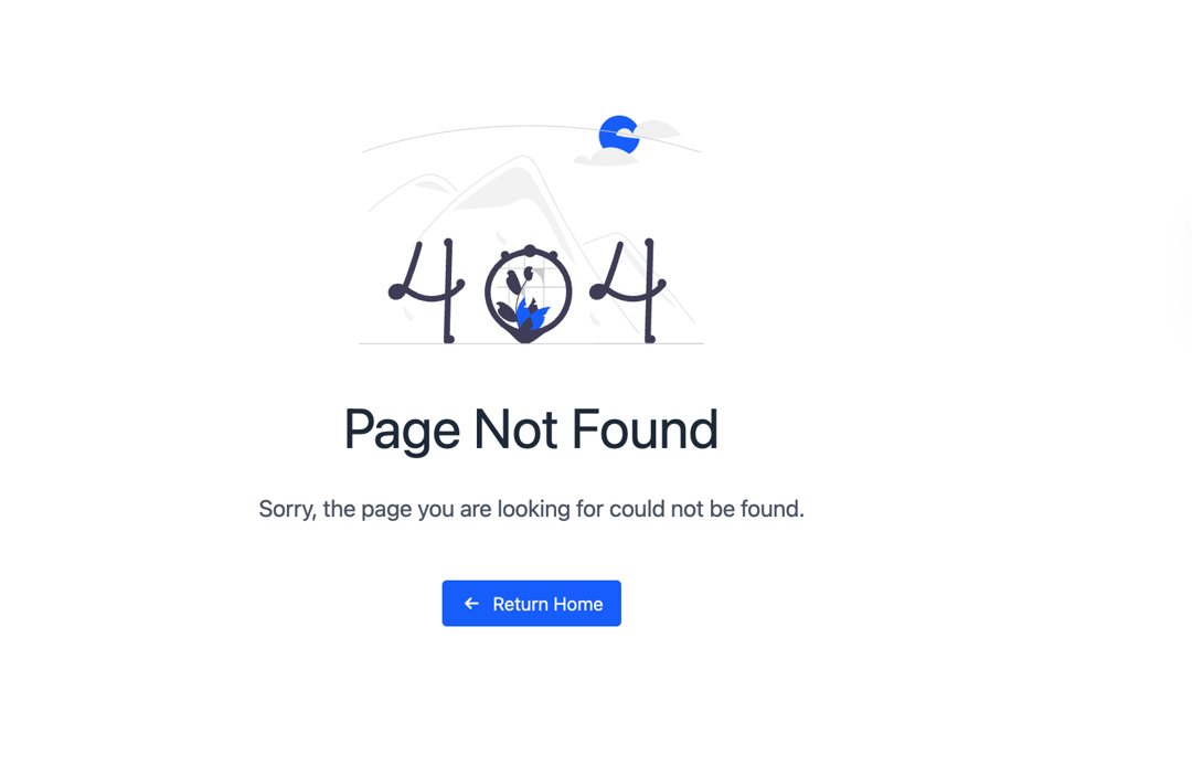 404 page not found preview